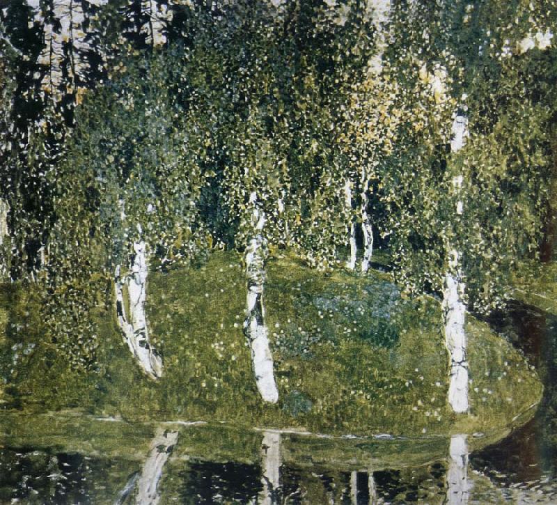Alexander Yakovlevich GOLOVIN Birch France oil painting art